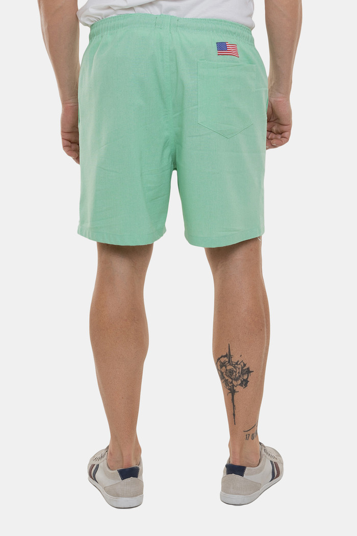 Short Ralph Lauren Linho Verde Claro