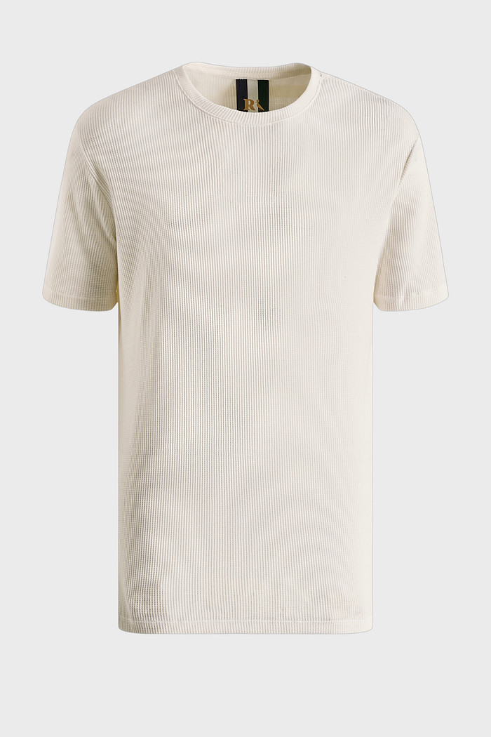 Camiseta Reserva Regular Waffle Off White