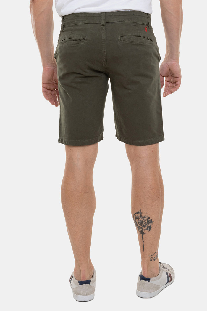 Bermuda Sarja Ralph Lauren Masculino Slim Básico Verde Musgo