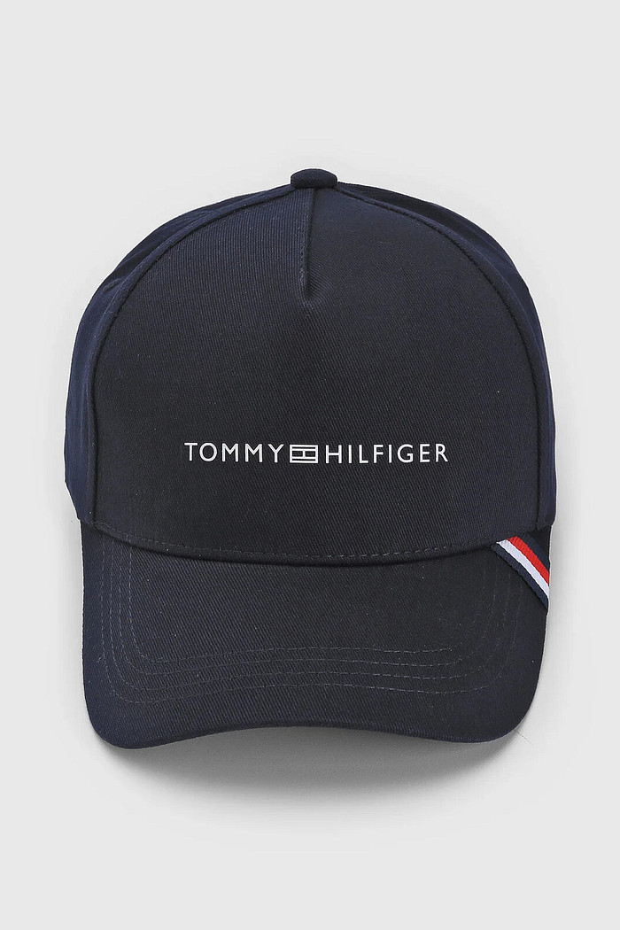 Boné Tommy Hilfiger Foundation 6 Panel Cap Azul Marinho
