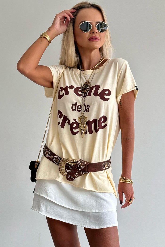 T-shirt Creme de La Creme Creme
