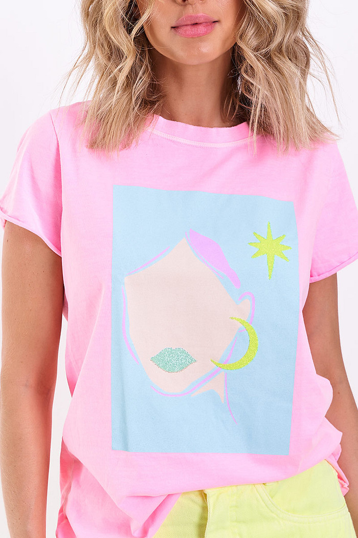 T-Shirt Boneca Rosa
