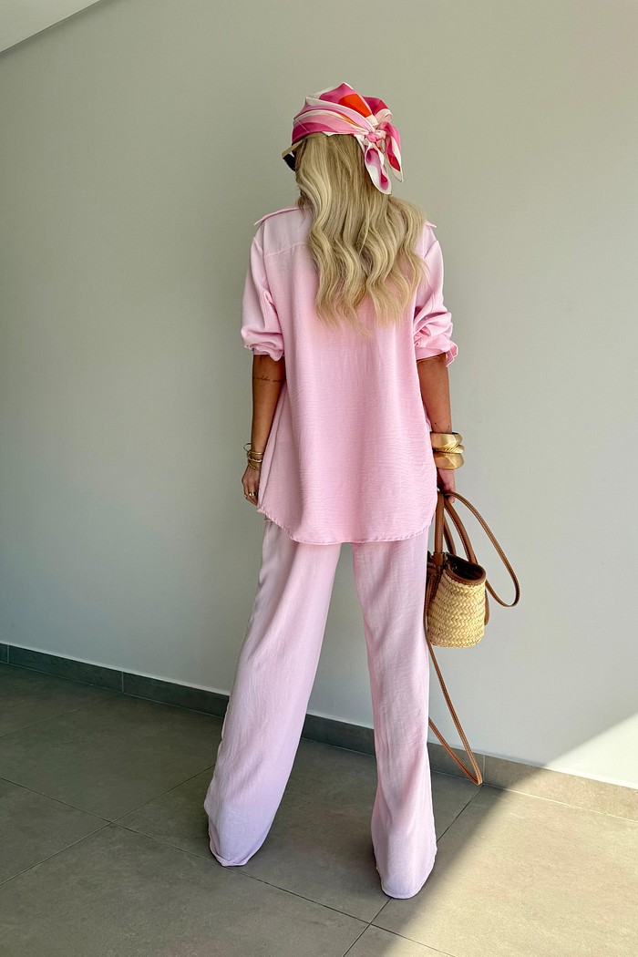 Camisa Búzios Rosa Baby