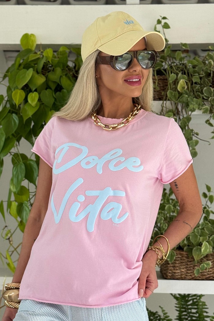 T-shirt Dolce Vita Rosa