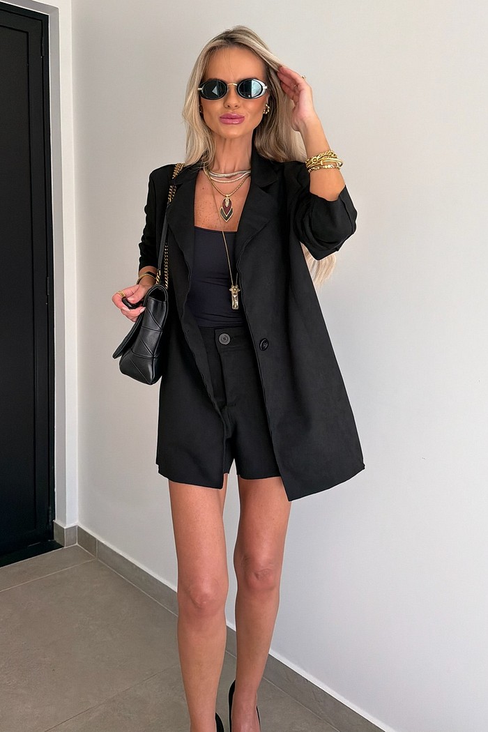 Blazer Suede Preto