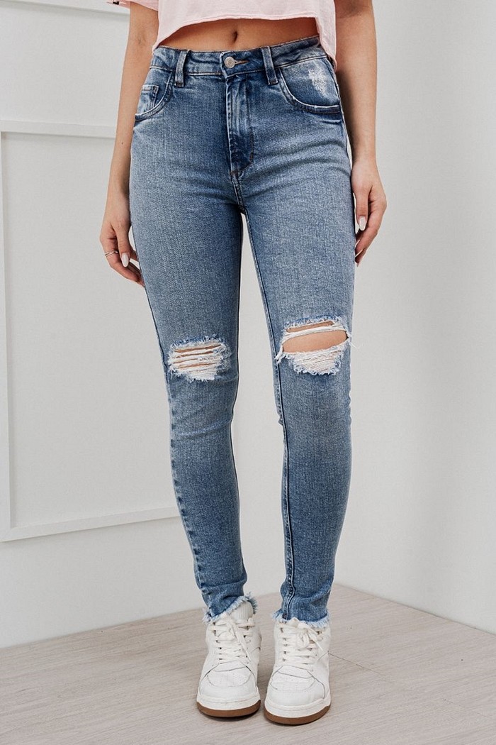 Calça Skinny Jeans Média