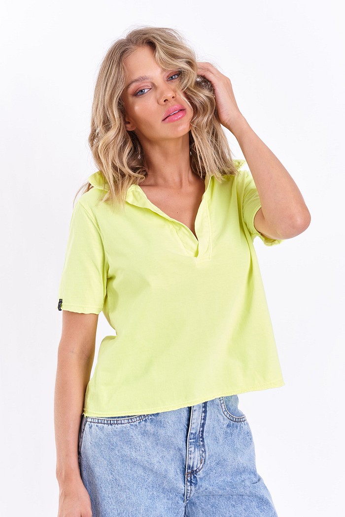 Blusa Gola Polo Amarela