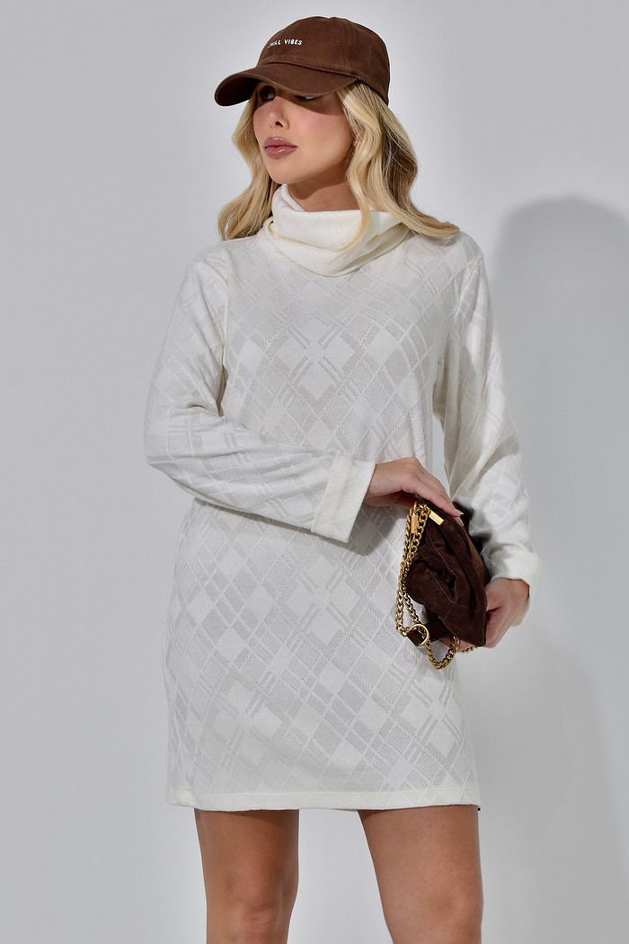 Vestido Tricot Villa Off White