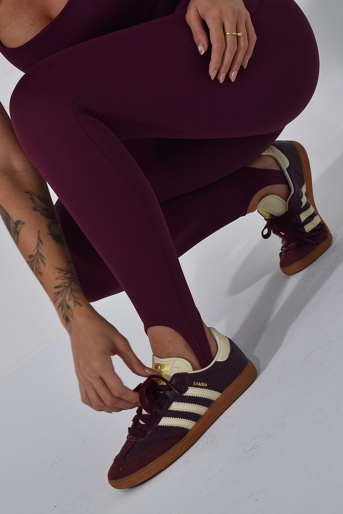 Calça Legging Pezinho Lifestyle Bordô