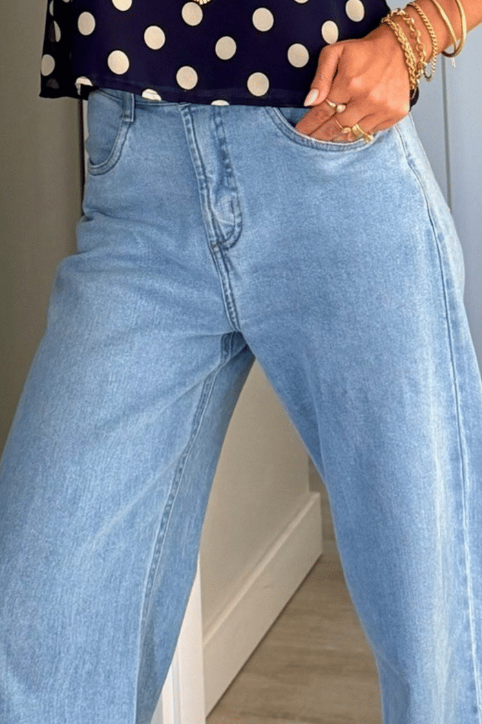Calça Jeans Wide Leg Solare
