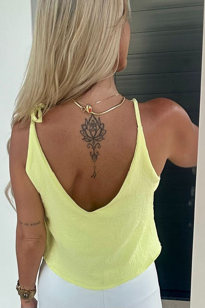 Blusa Alice Amarelo Manteiga