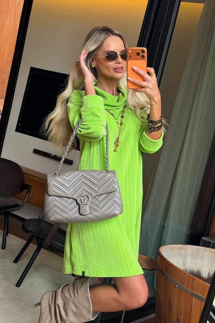 Vestido Chenille Lima