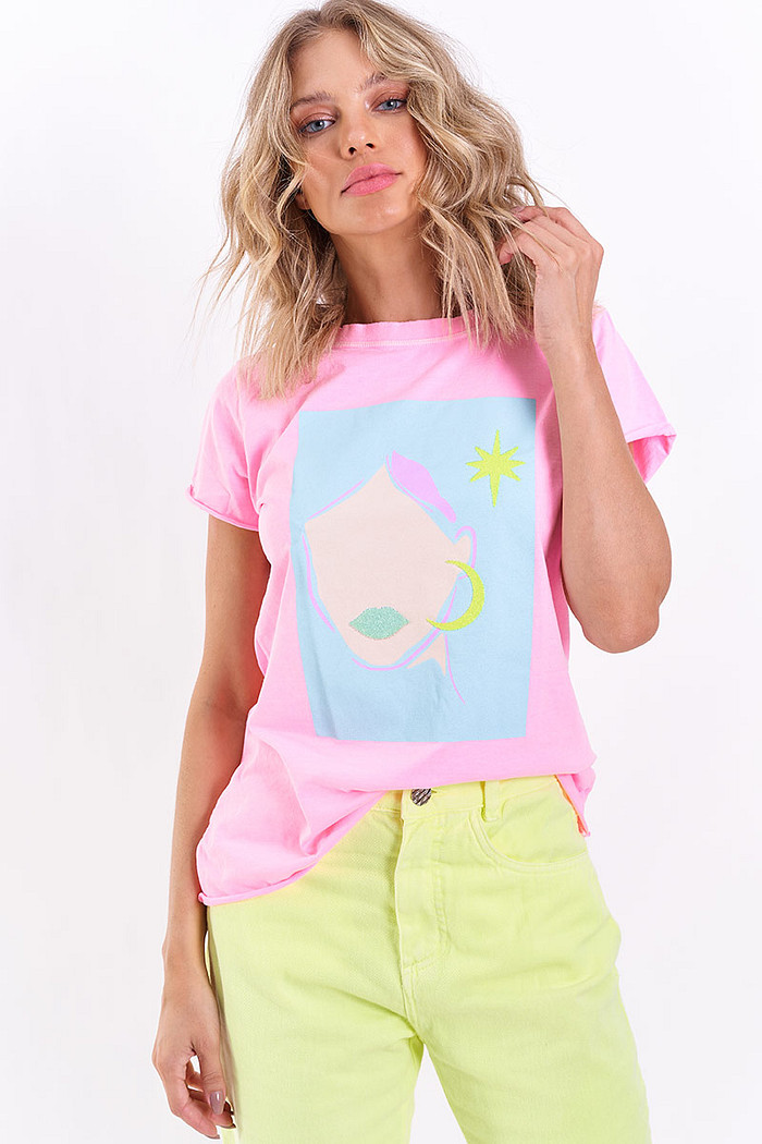 T-Shirt Boneca Rosa