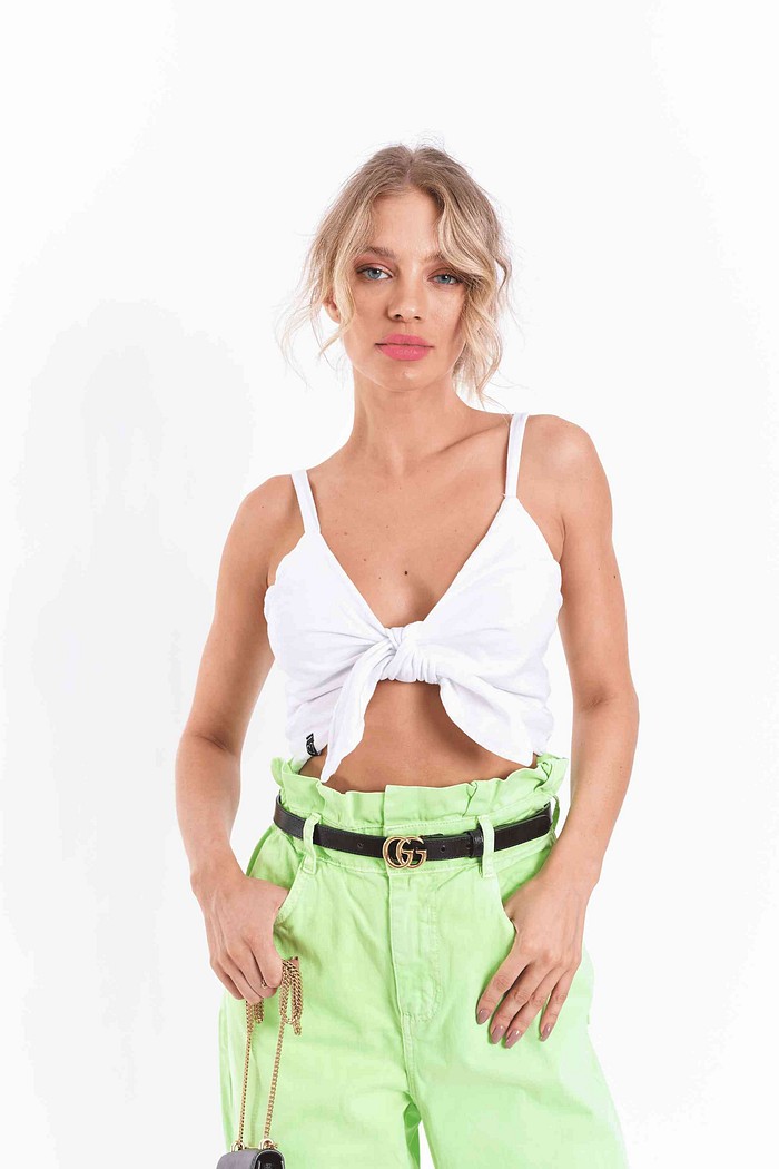 Top Amarração Branco