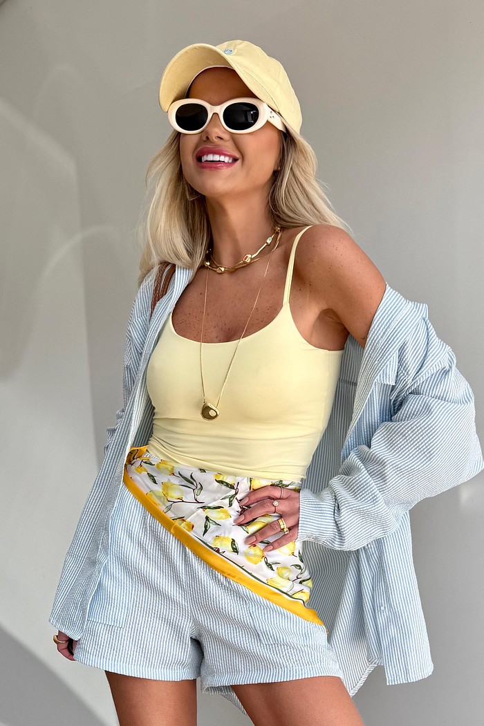 Camisa Listrada Sicília Azul Claro