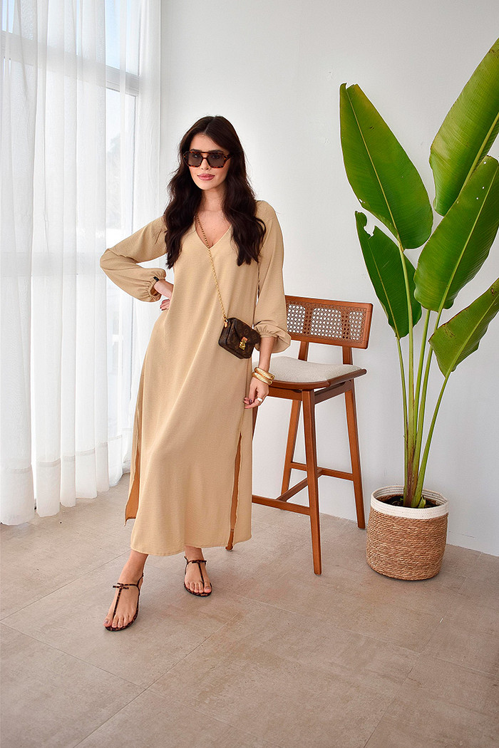 Vestido Athenas Nude