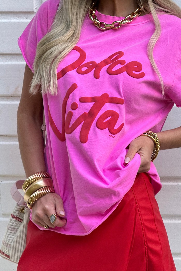 T-shirt Dolce Vita Pink