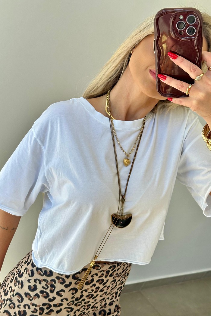 Cropped Basic Branco