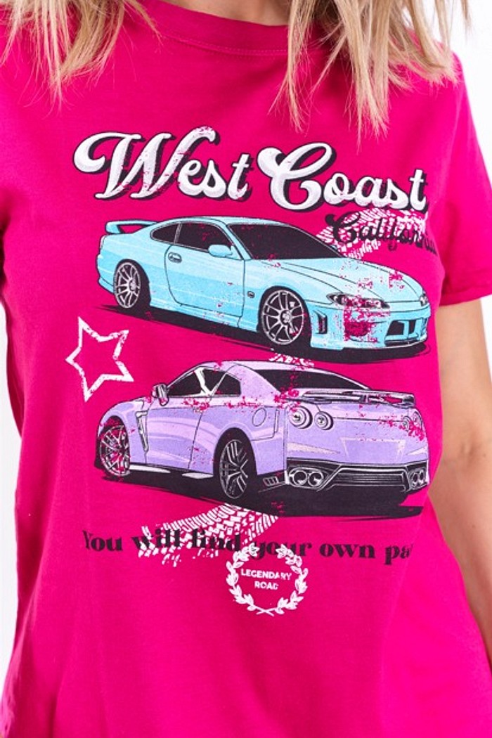 T-shirt West Coast Rosa