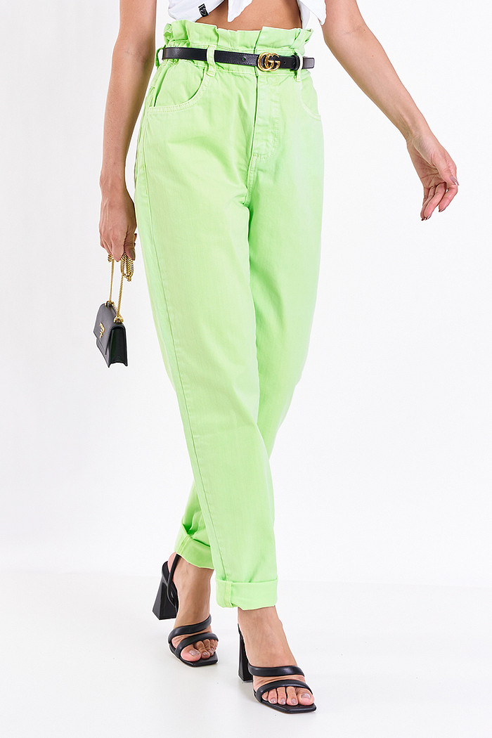 Calça Jeans Colors Elástico Lima