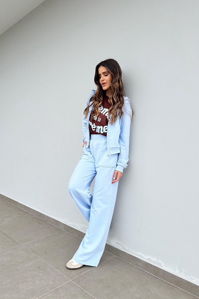 Jaqueta Comfy Azul Claro