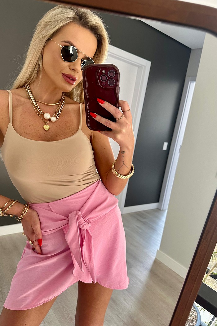 Blusa Alça Poli Nude