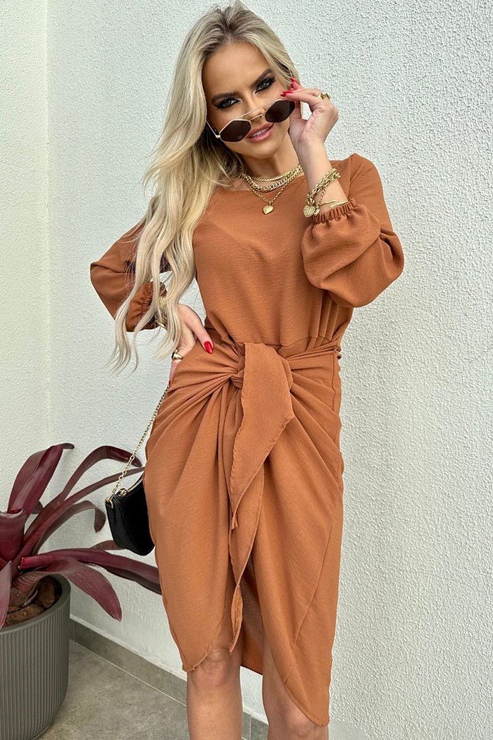 Vestido Sophia Canela