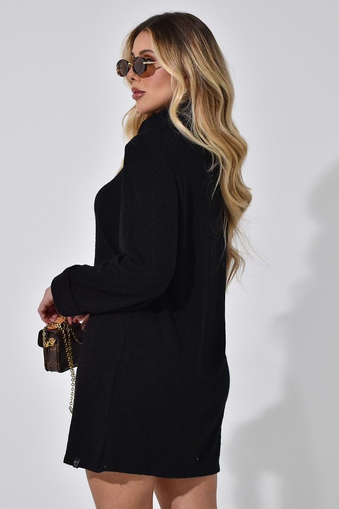 Vestido Tricot Villa Preto