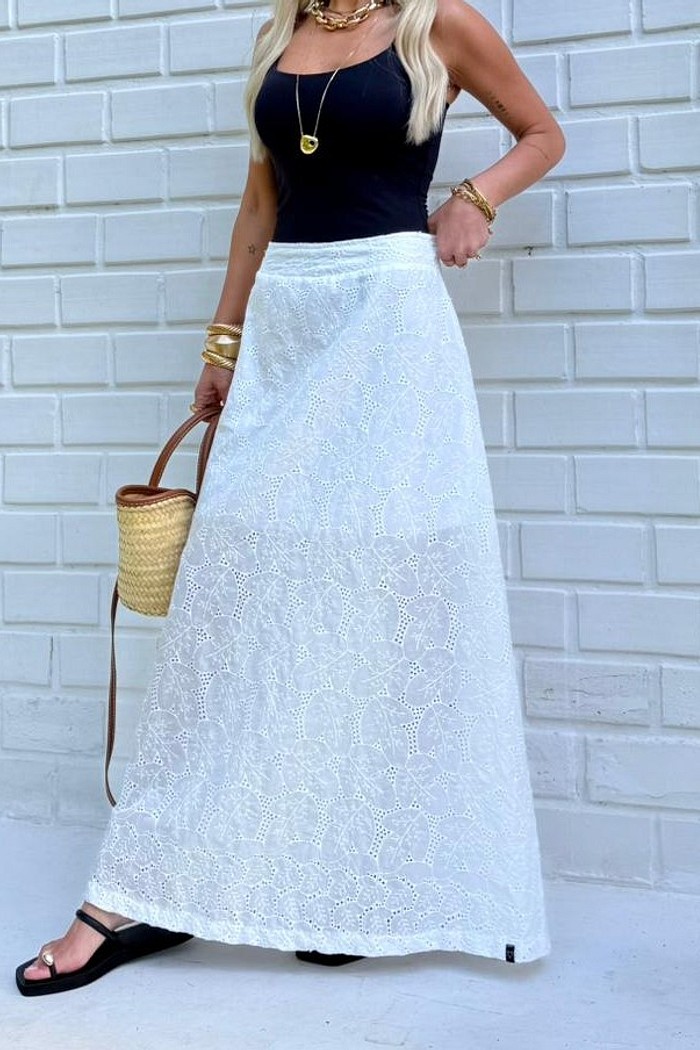 Saia Longa Laise Off White