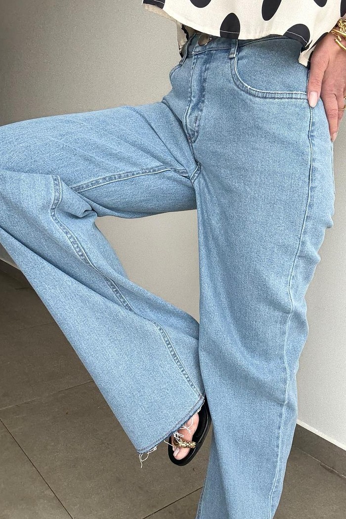 Calça Jeans Wide Leg Solare