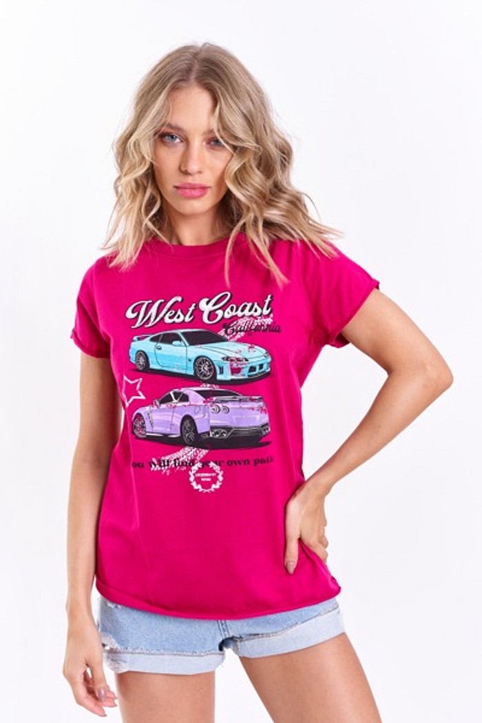 T-shirt West Coast Rosa