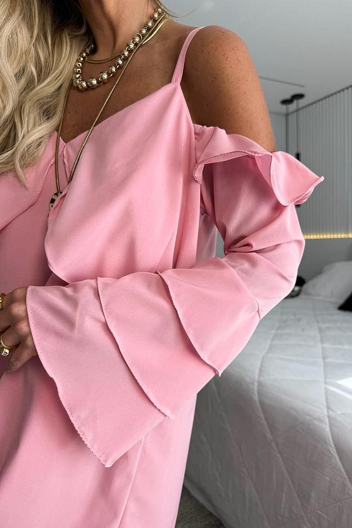 Vestido Boho Yasmin Rosa Suave