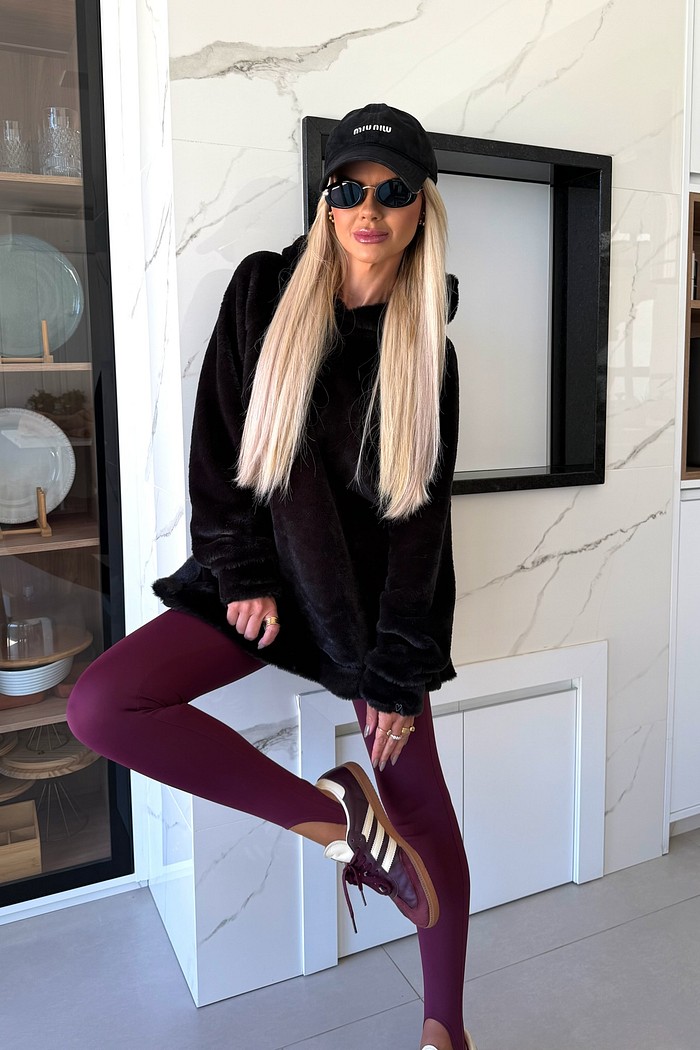 Blusão Pele Ágata Preto