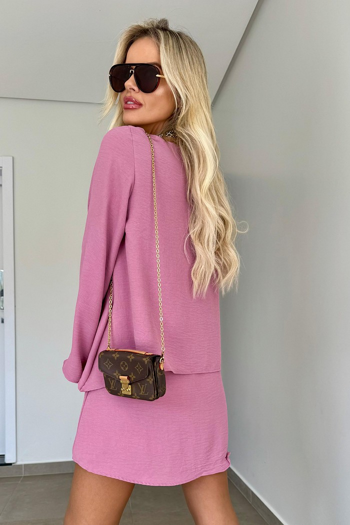 Vestido Alícia Rosa Antigo