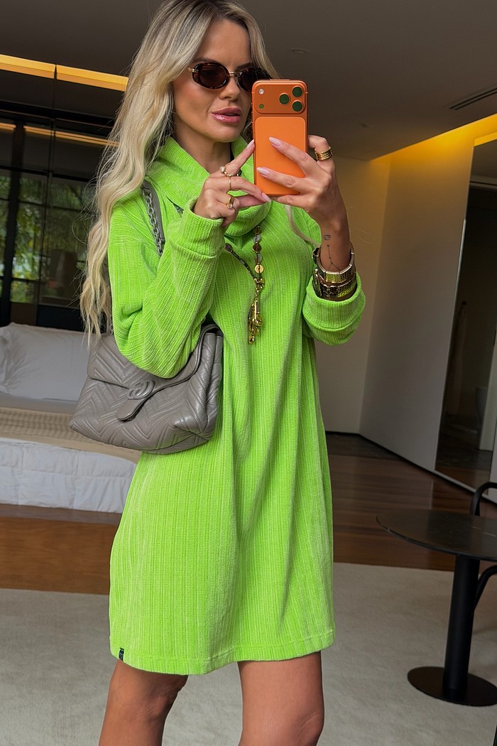 Vestido Chenille Lima