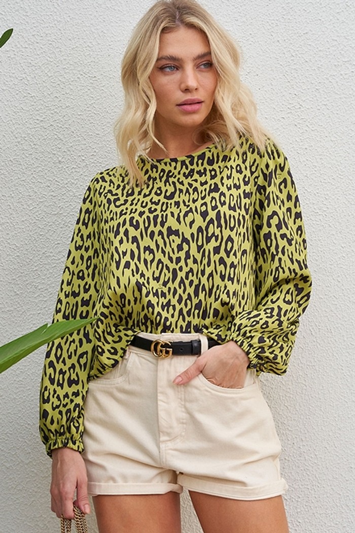 Blusa Lindsay Manga Longa Lima