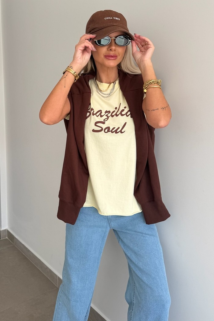 T-shirt Brazilian Soul Amarelo