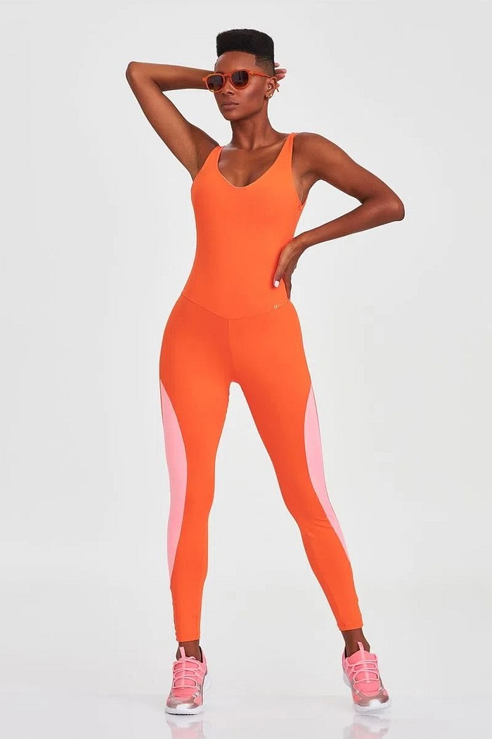 Macacão NZ com Decote Redondo Caju Brasil 012.089