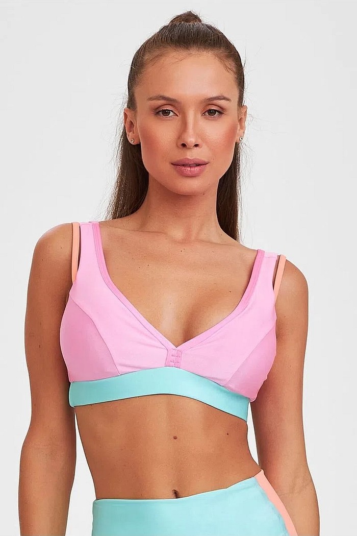 Top Atlanta Decote Cores Caju Brasil 012.067