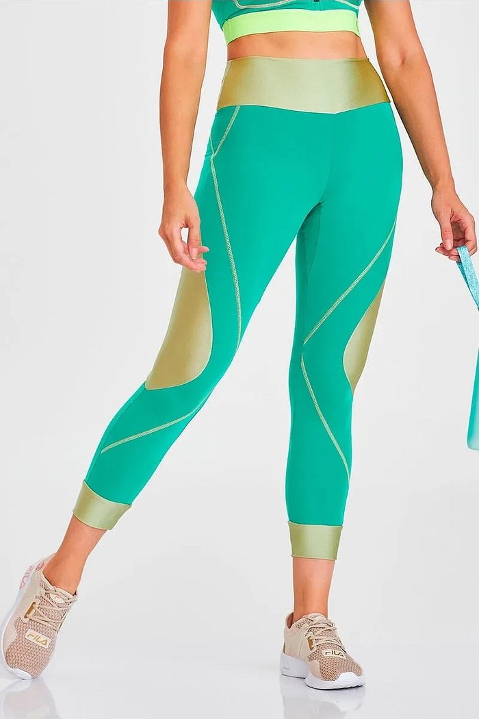 Legging NZ Recorte com Trançado Caju Brasil 012.113