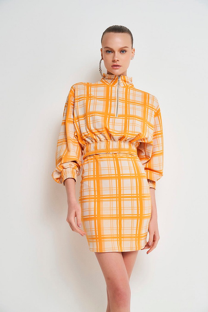 Blusão Jacquard Laranja Colcci 0405700275