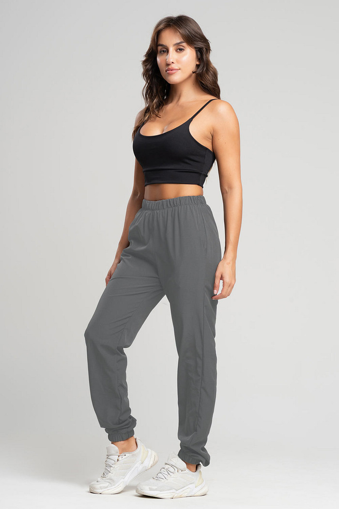 Calça Sport Tactel Feminina Chumbo