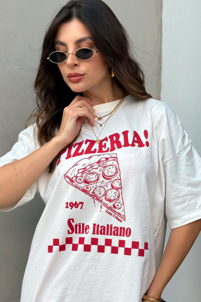 T-shirt Oversized Pizzeria Luxo Urbano