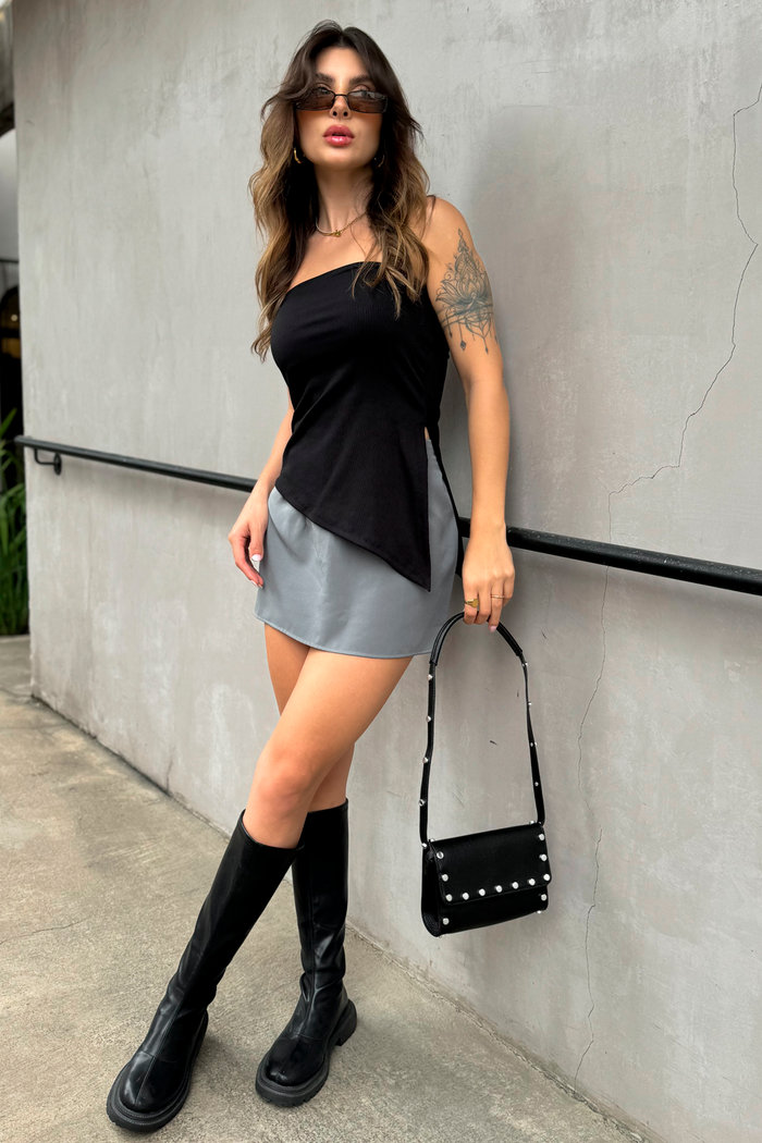 Blusa Sem Alça Luxo Urbano