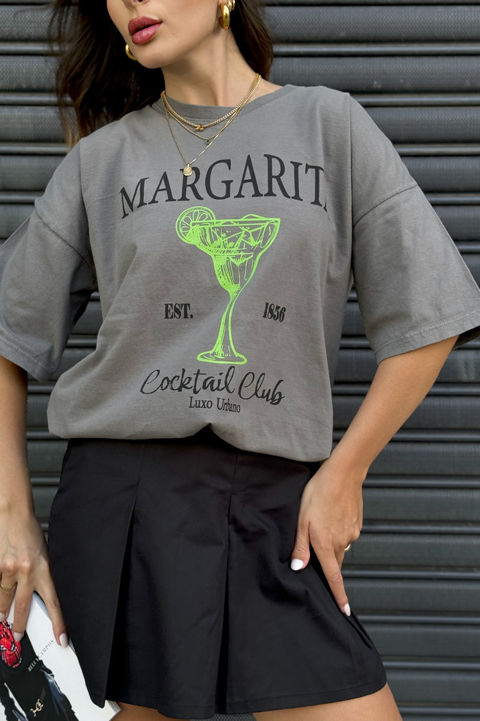 Saia de Pregas Preta Emma Luxo Urbano