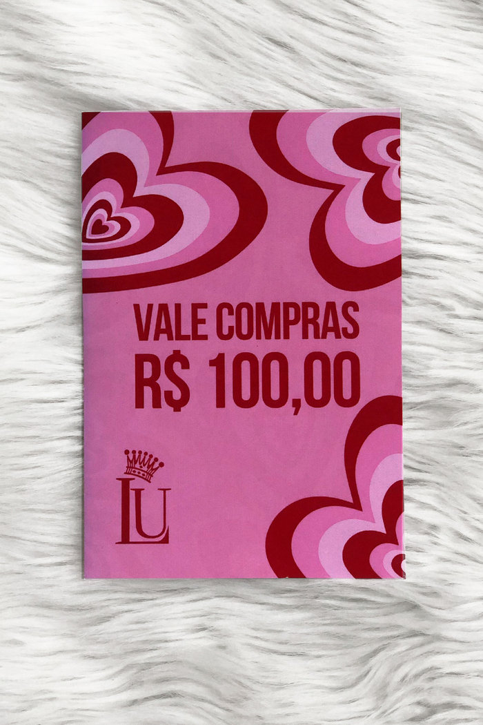Vale Compras / Vale Presente - R$ 100,00