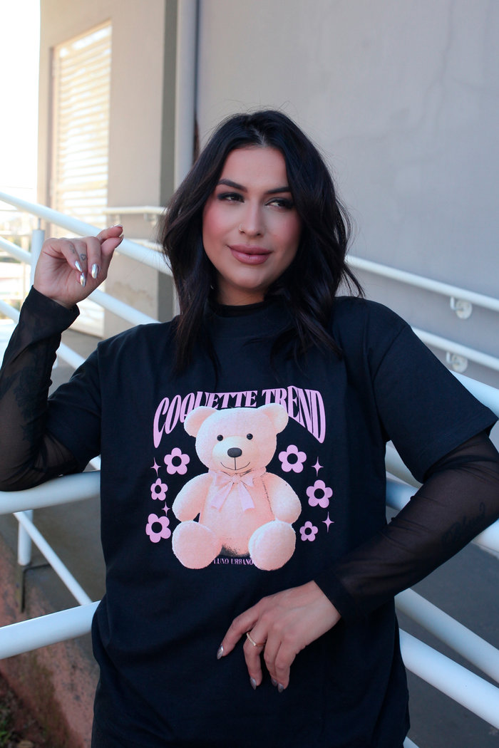 T-shirt Boyfriend Coquette Luxo Urbano