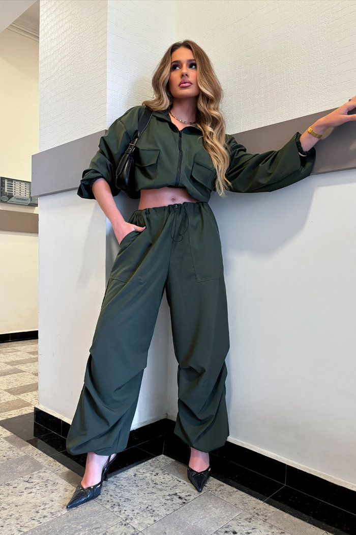 Jaqueta Brooklyn Verde Luxo Urbano