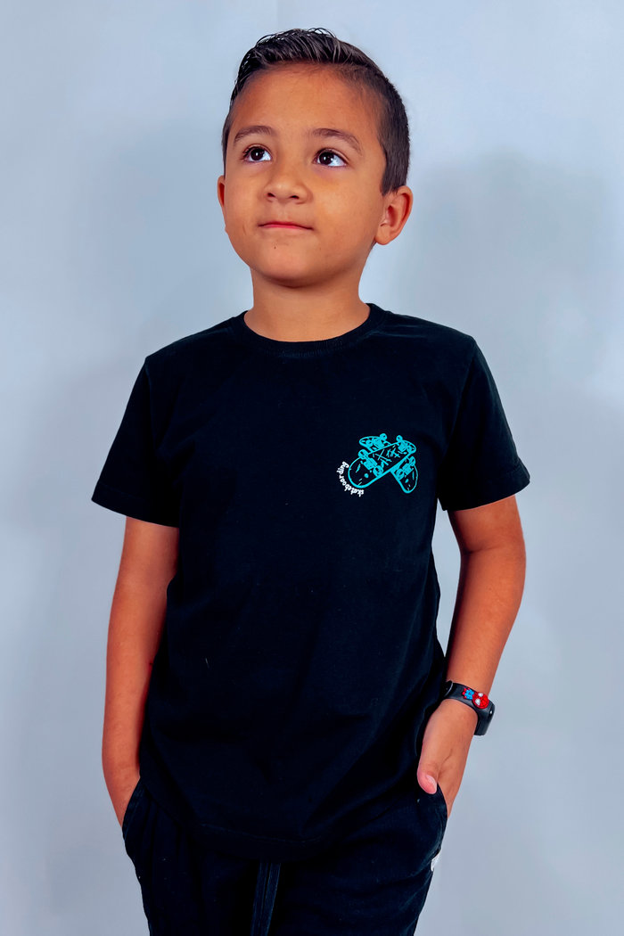 Camiseta Infantil Menino Skateboarding Luxo Urbano