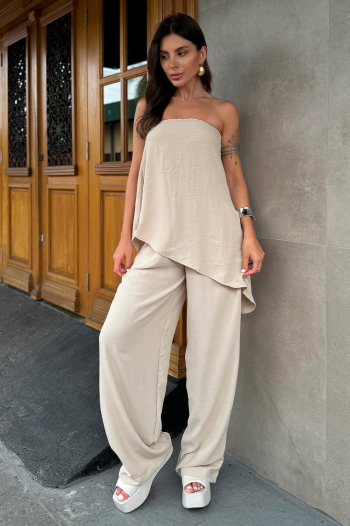 Calça Copacabana Baunilha Luxo Urbano